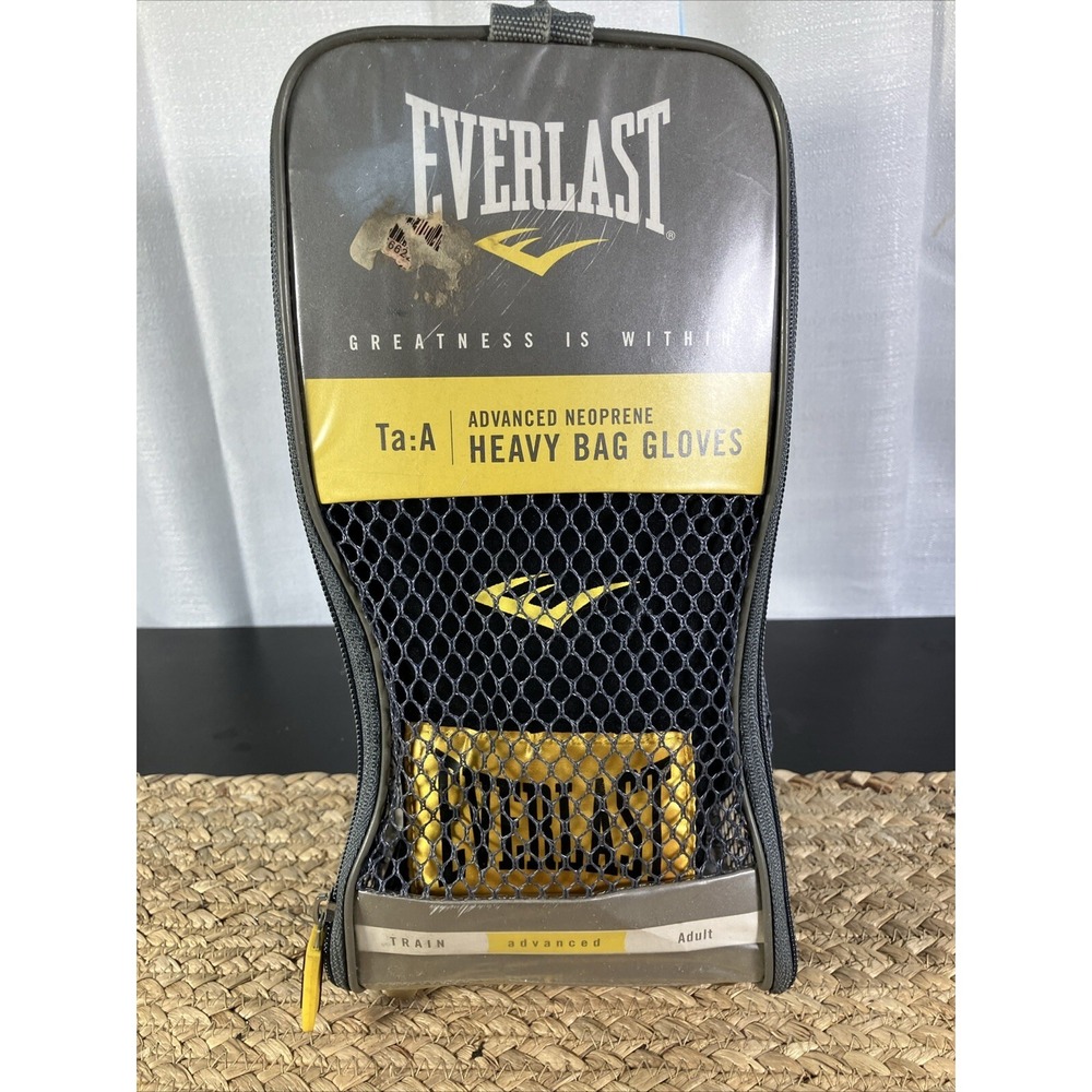 Everlast Advanced Neoprone Heavy Bag Gloves Size Ta:A Adult